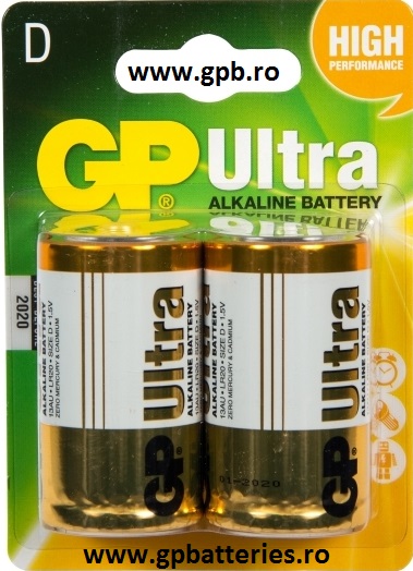 Baterie ultraalcalina D LR20 GP Batteries